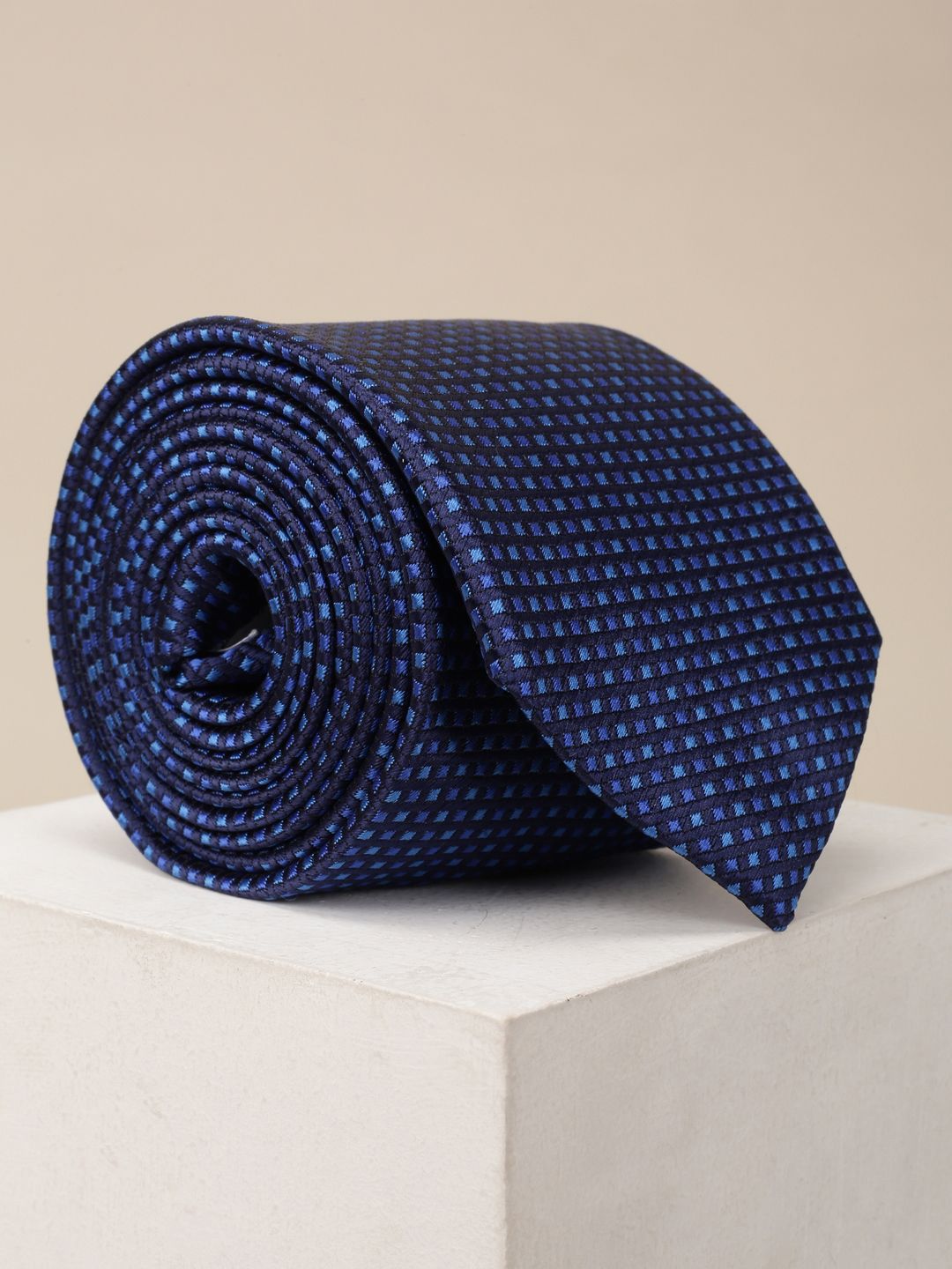 Louis Philippe Men Woven Design Broad Tie