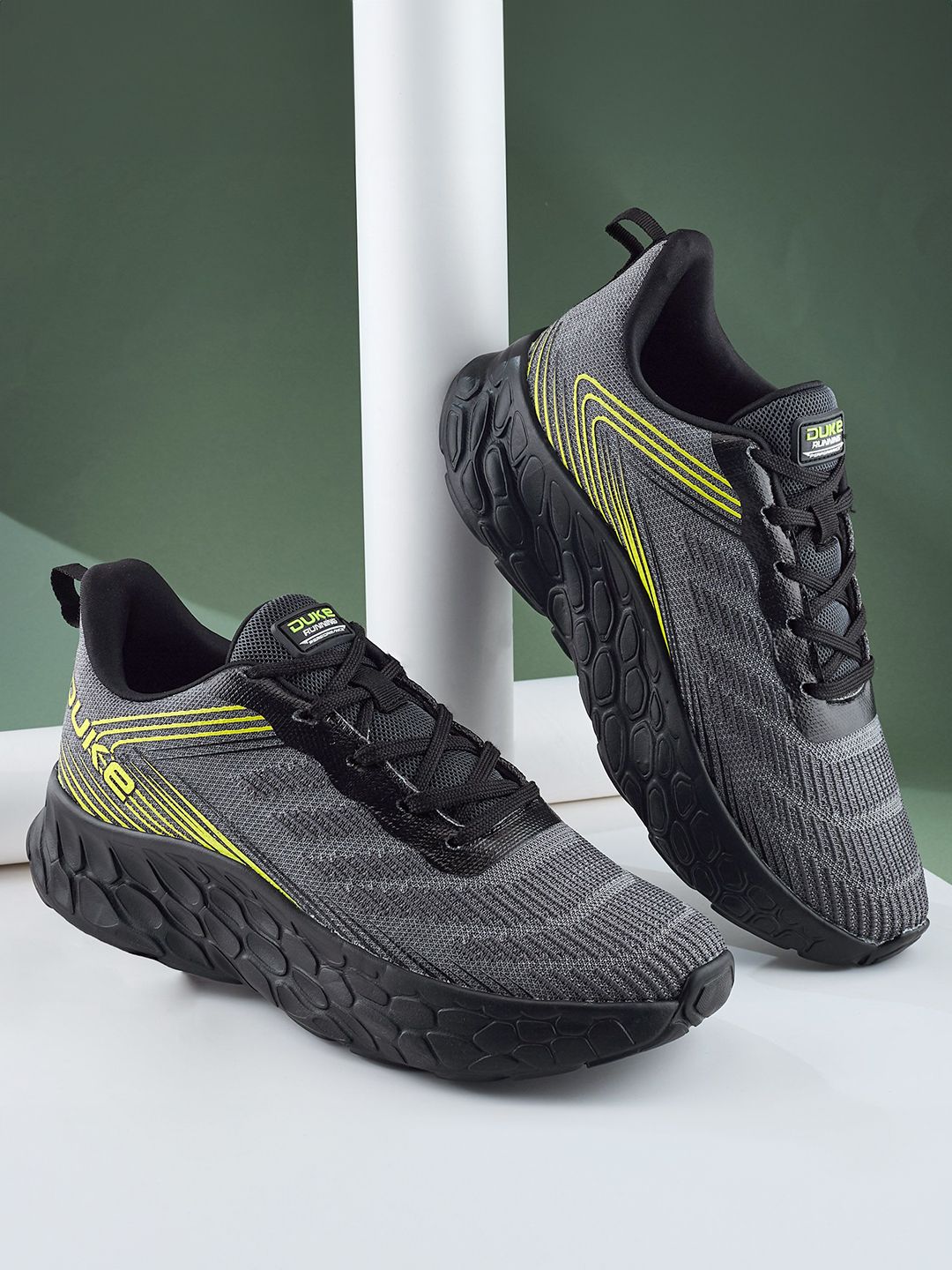 Duke Men Textile Lace-Ups Walking Shoes-picture-41