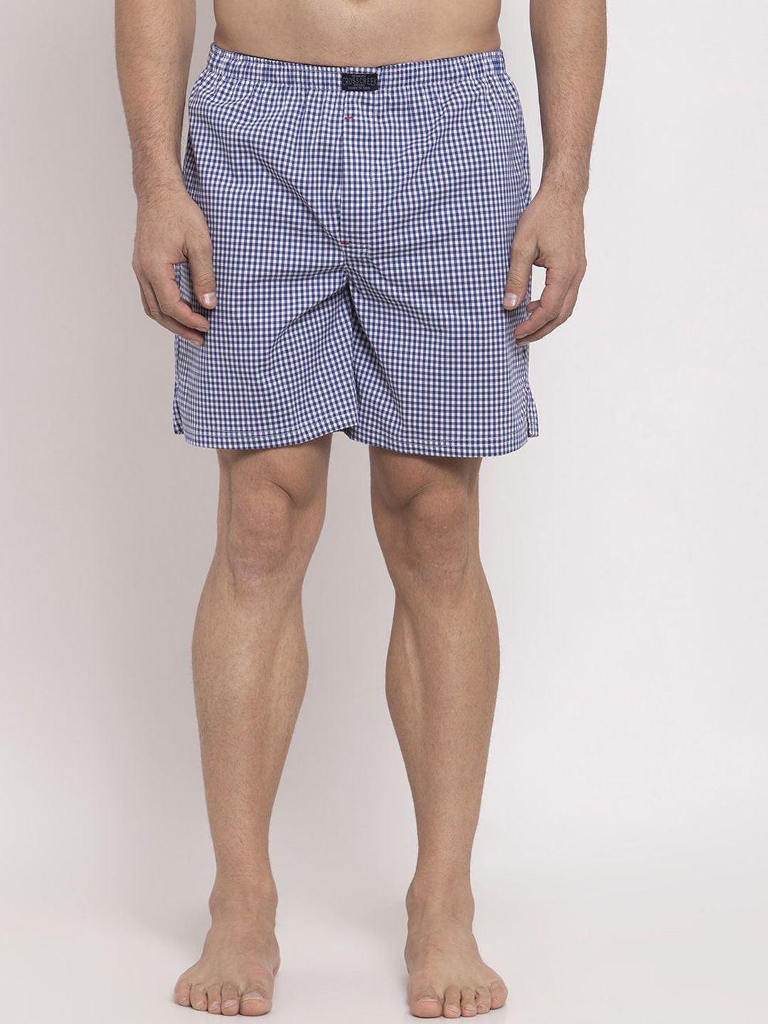 Crosscreek Checked Pure Cotton Boxer-image-14