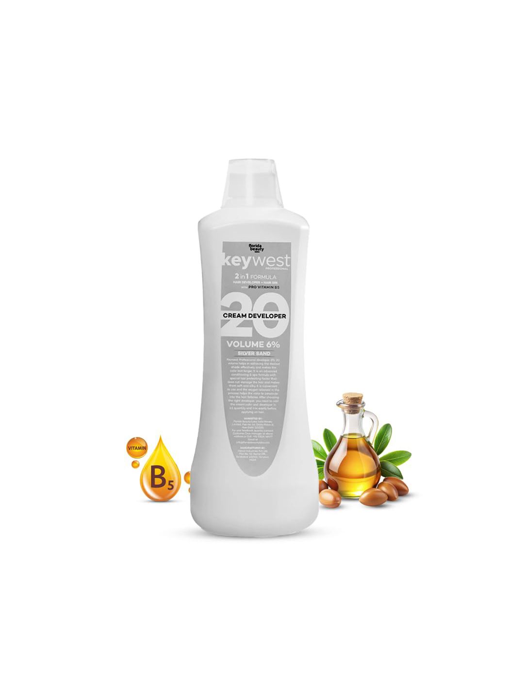 Keywest Professional Silver Sand 2 In 1 Formula Hair Color Developer 20 Volume 6%- 1000 ml-image-34