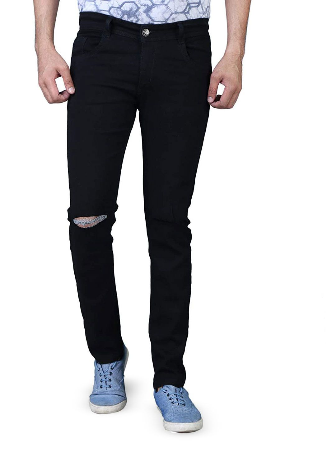 COMFITS Men Classic Slash Knee Jeans-picture-15