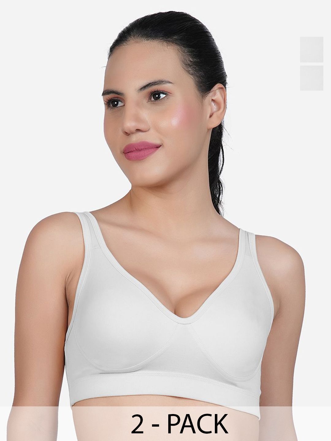 SHYAM SONS FLAIR Women Pack of 2 Seamless Full Coverage Bra-picture-24