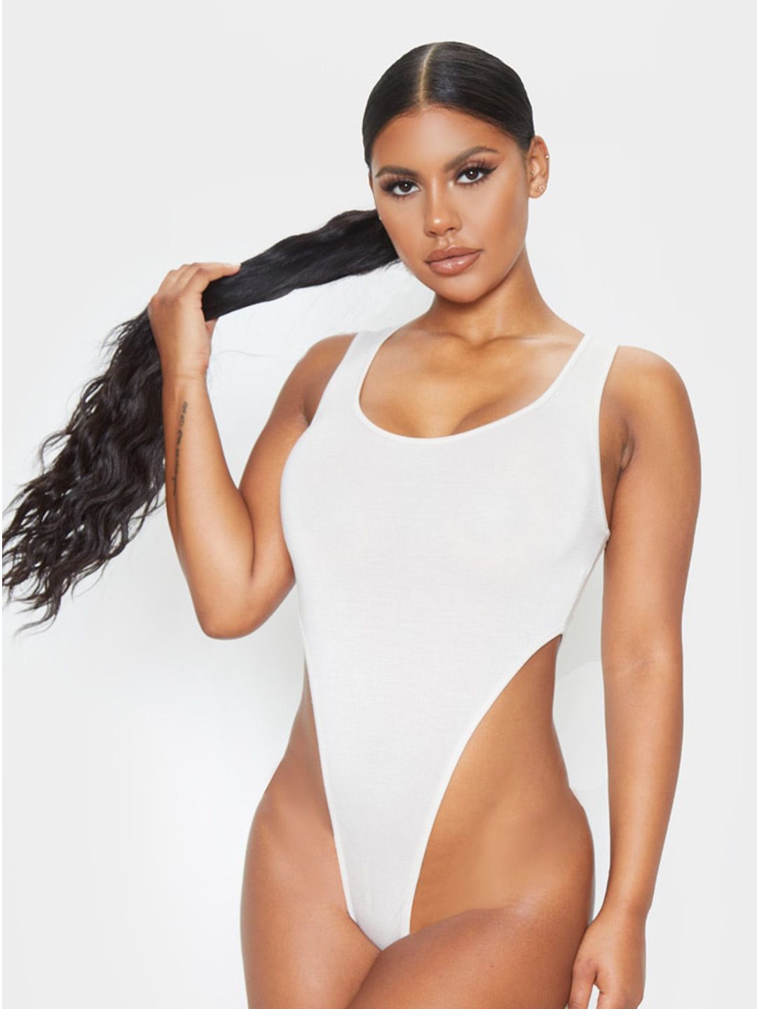 TRENDY ERA Women Round Neck Bodysuit-picture-33