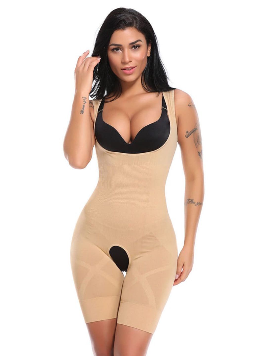 Munaafi Women Seamless Full Body Shapewear-image-3