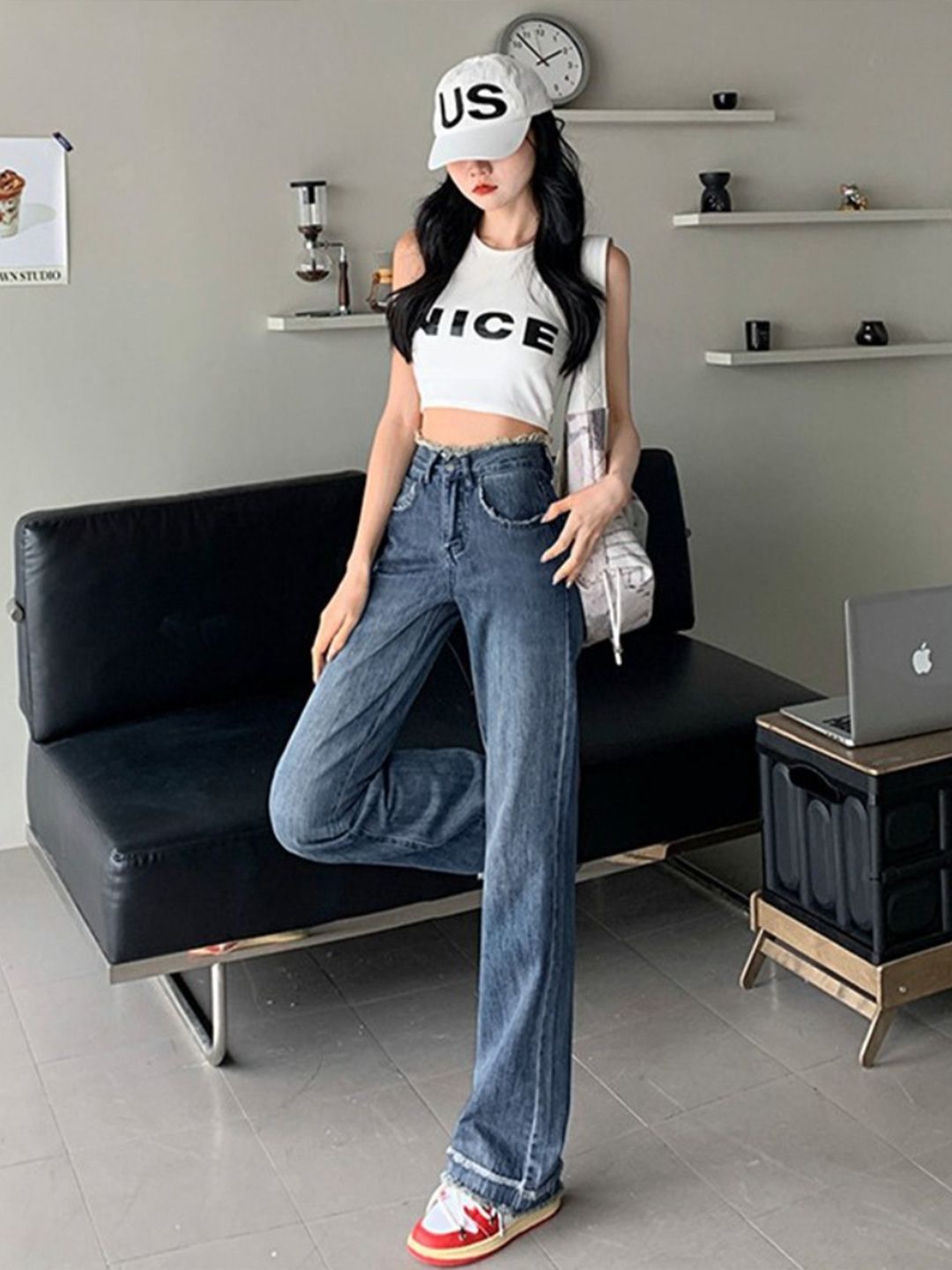 StyleCast Women Straight Fit High-Rise Jeans-picture-14