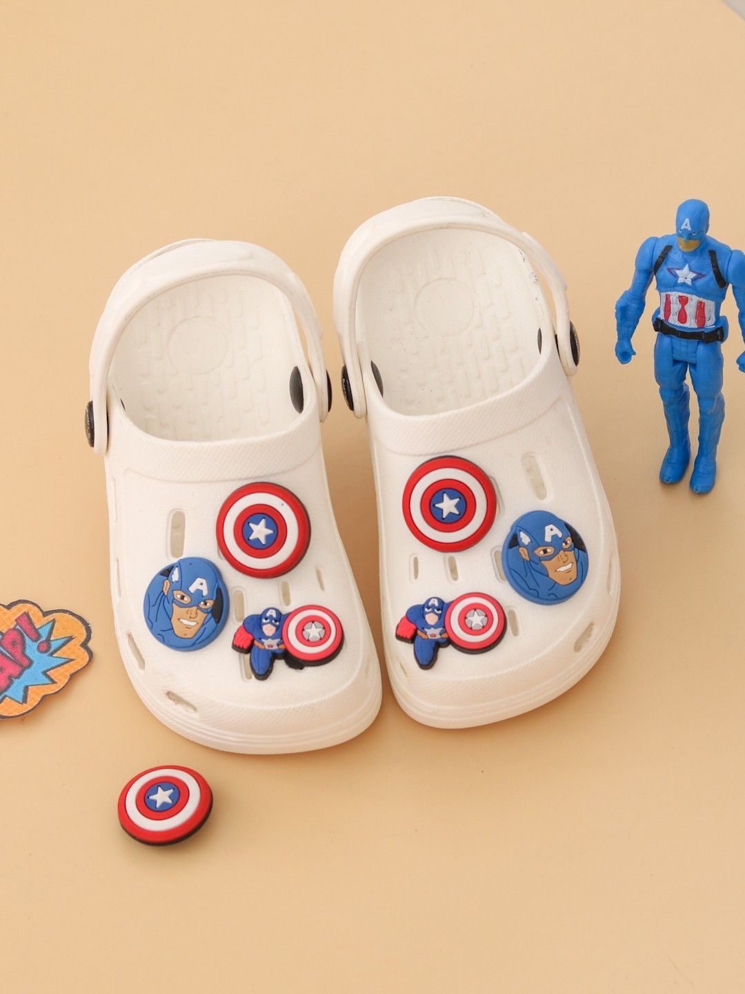 Yellow Bee Boys Self Design Clogs