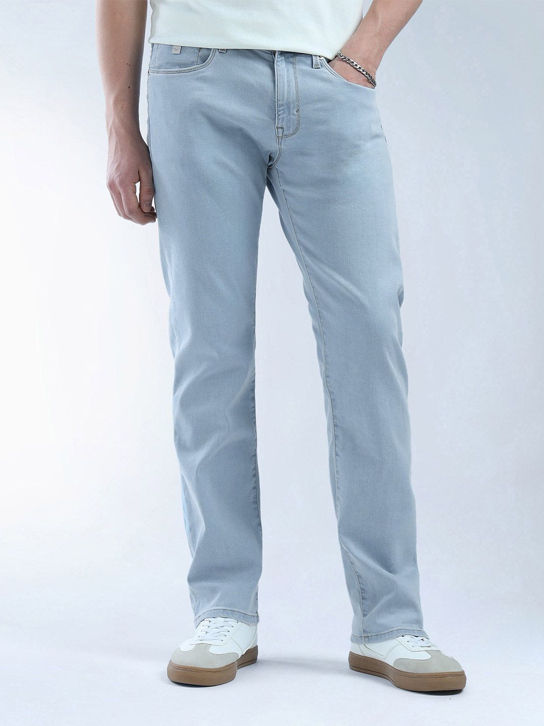 Flying Machine Men Classic Straight Fit Light Fade Stretchable Jeans-picture-32