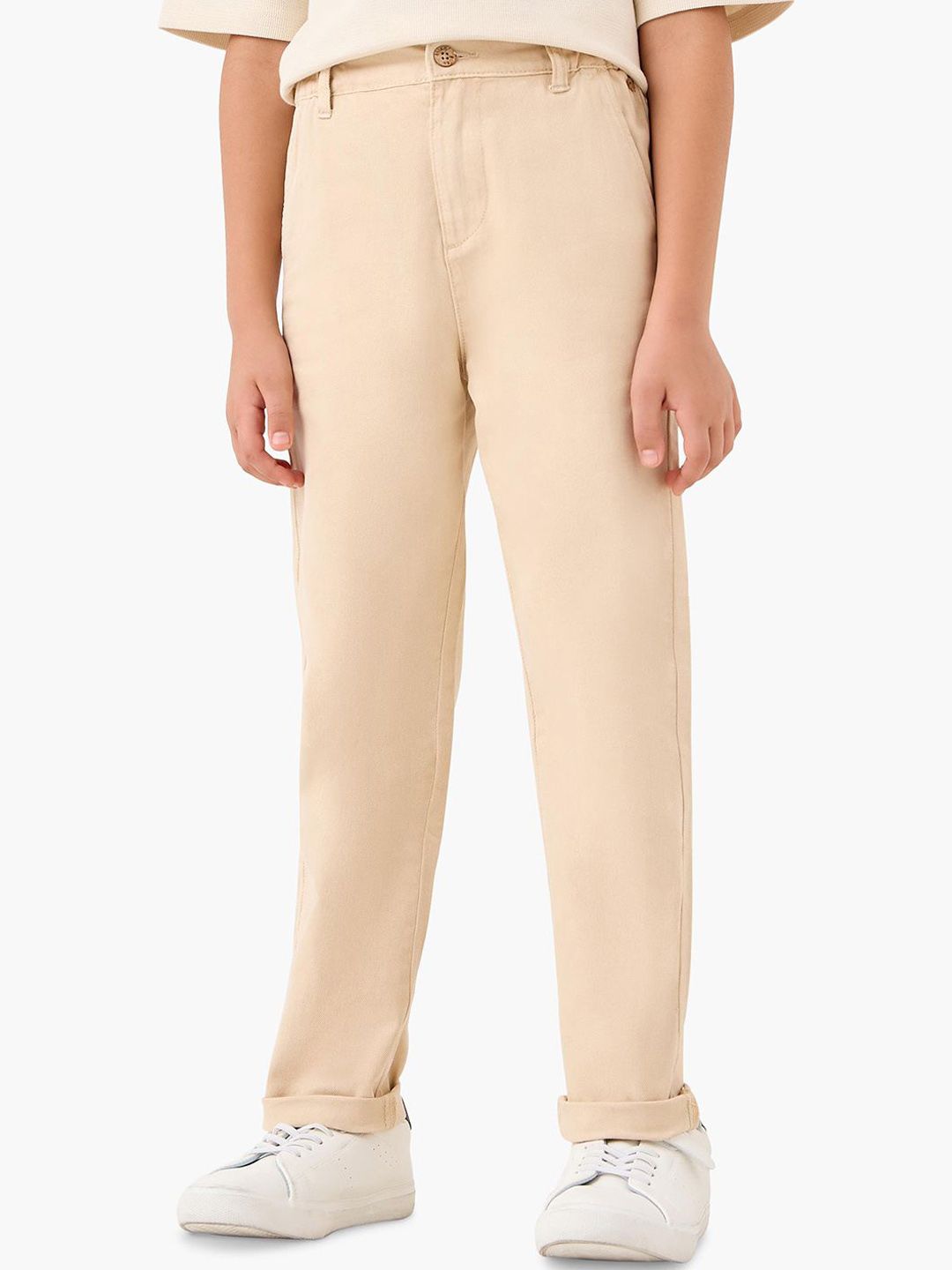 Juniors by Babyshop Boys Regular Fit Mid Rise Flat Front Regular Trousers