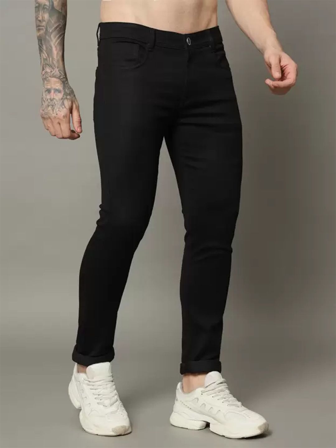 COMFITS Men Classic Slash Knee Stretchable Jeans-picture-34