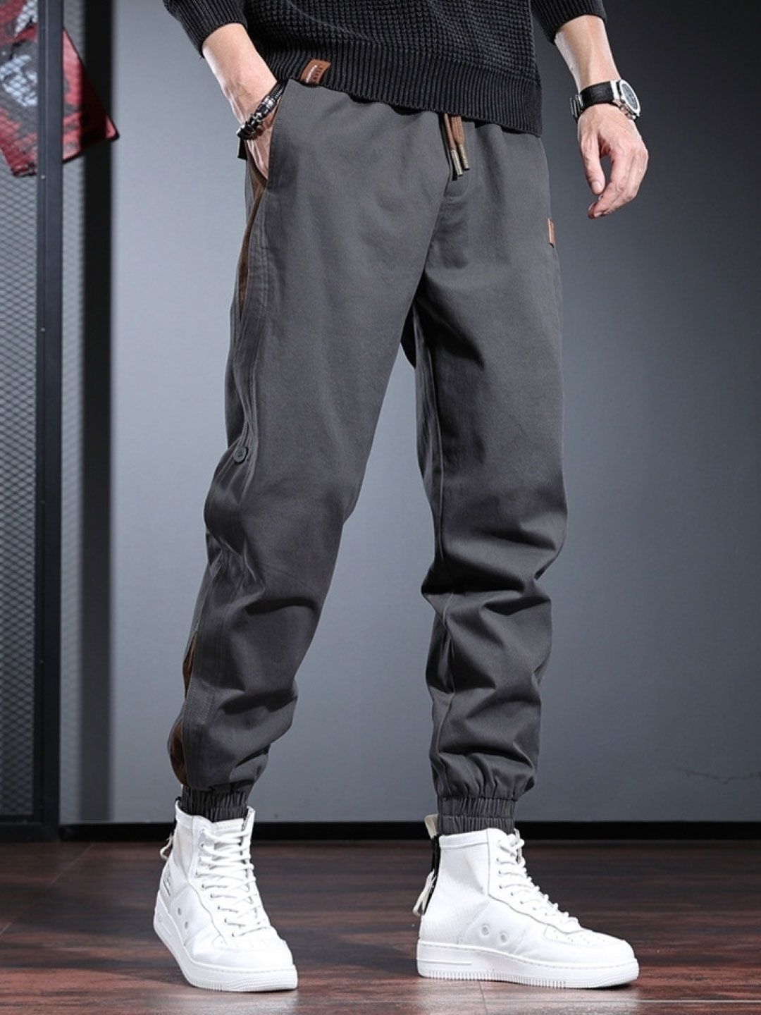 StyleCast Men Original Regular Fit Mid-Rise Joggers-picture-38