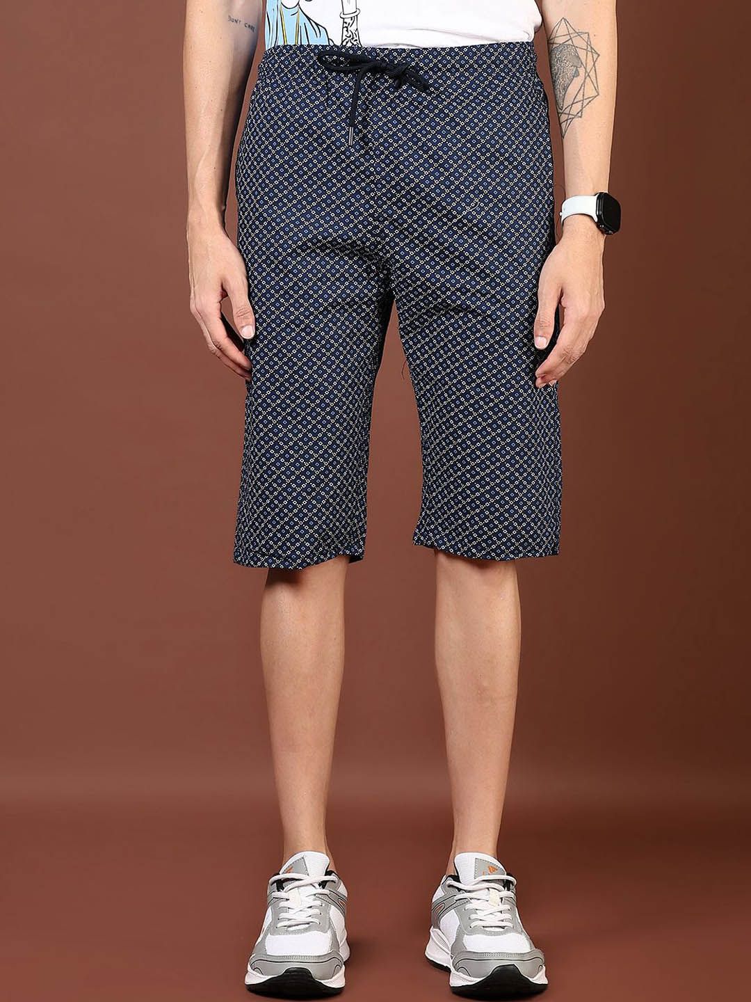 V-Mart Men Printed High-Rise Shorts-picture-33