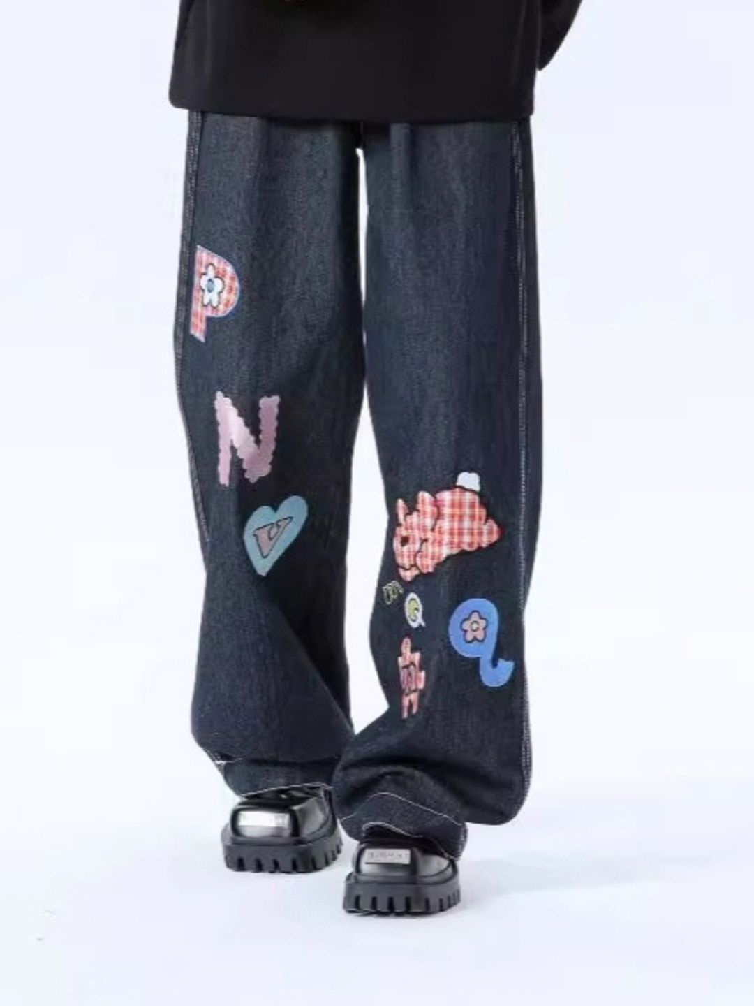 StyleCast Men Printed Comfort Loose Fit Trousers-picture-36
