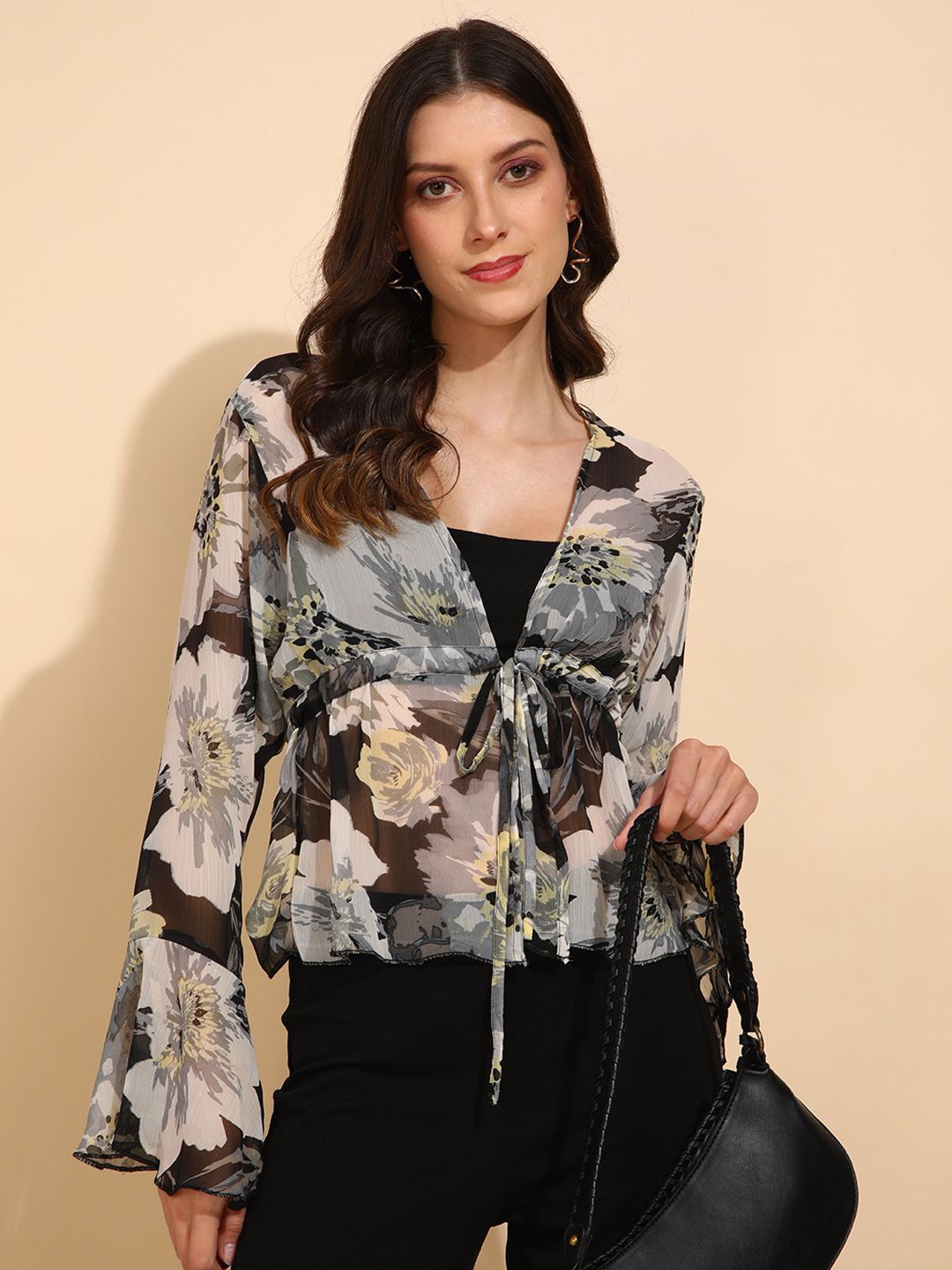 DressBerry Women Floral Printed Crop Top-picture-26