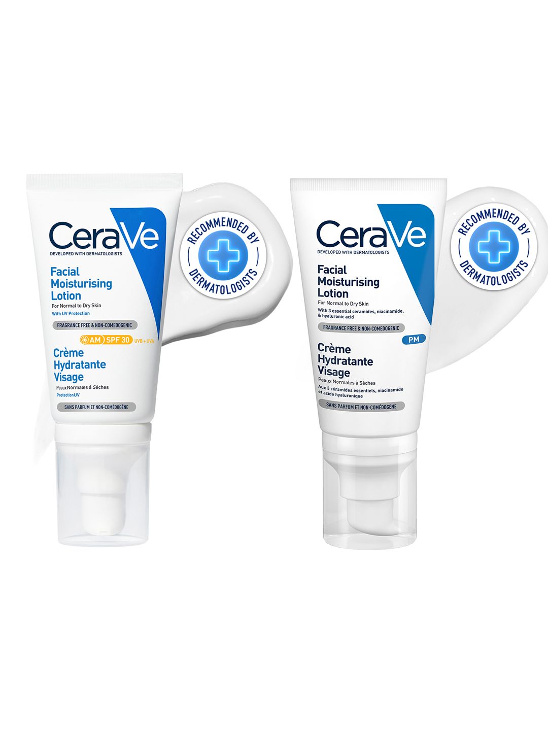 CeraVe AM Moisturizing Lotion with SPF 30 & Night Cream - Day & Night Moisturizer Combo-picture-10