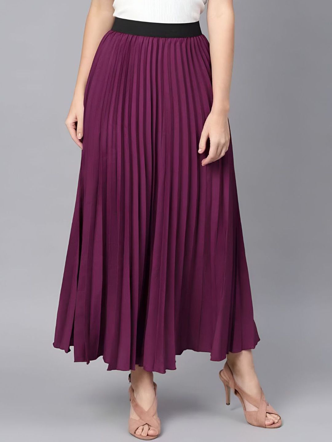 otabu OTABUA-Line Pleated Maxi Skirts-picture-24