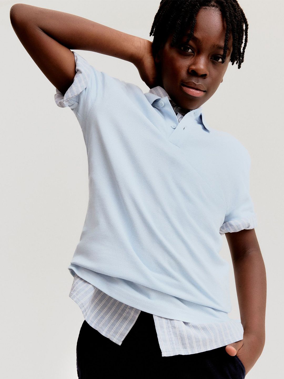 H&M Cotton Piqu Polo Shirt-picture-26