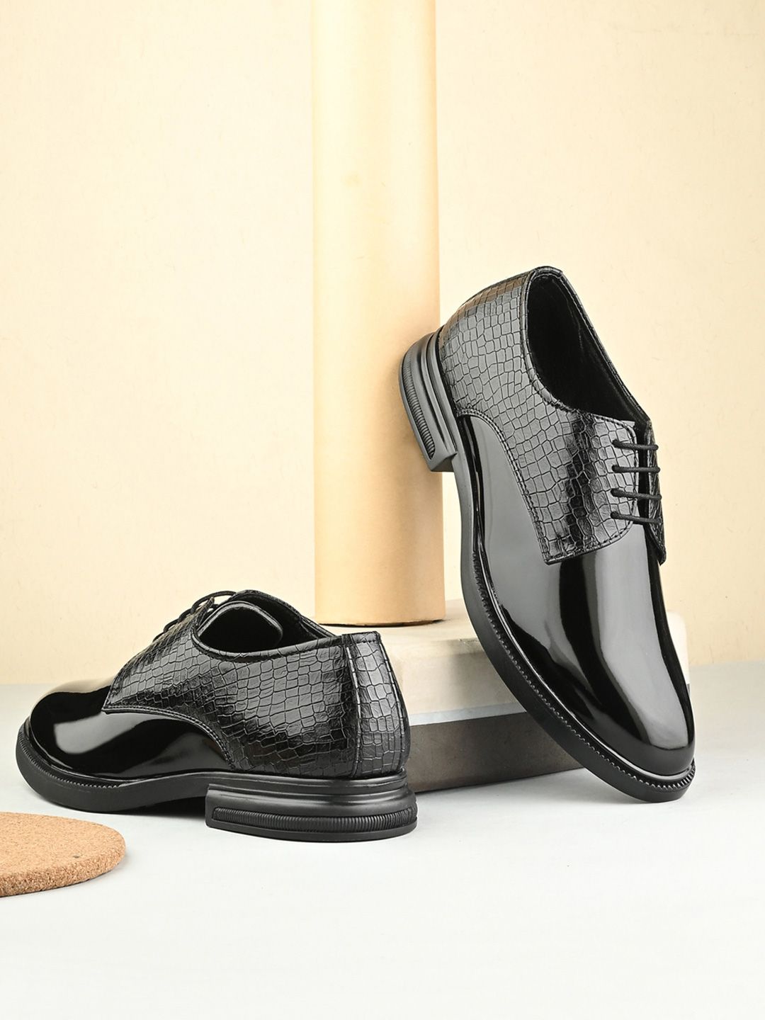 INVICTUS Men Leather Formal Derbys-picture-16