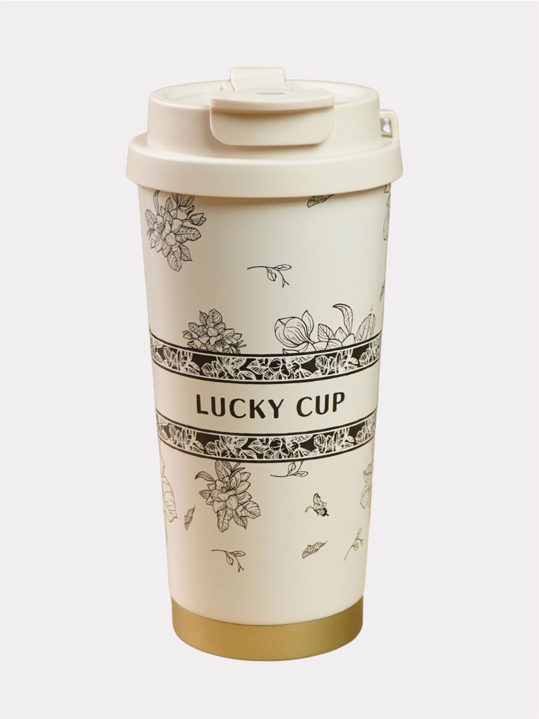 Little Surprise Box LLP White & Black Printed Stainless Steel Water Bottle-520 ml-picture-33