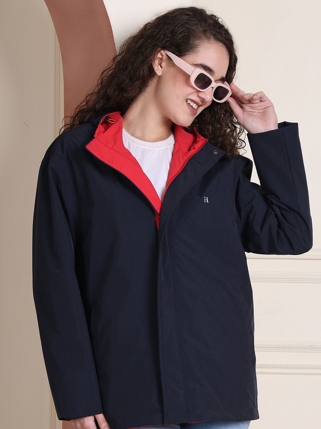 HOUSE OF VEDAS Women Reversible Outdoor Sporty Jacket