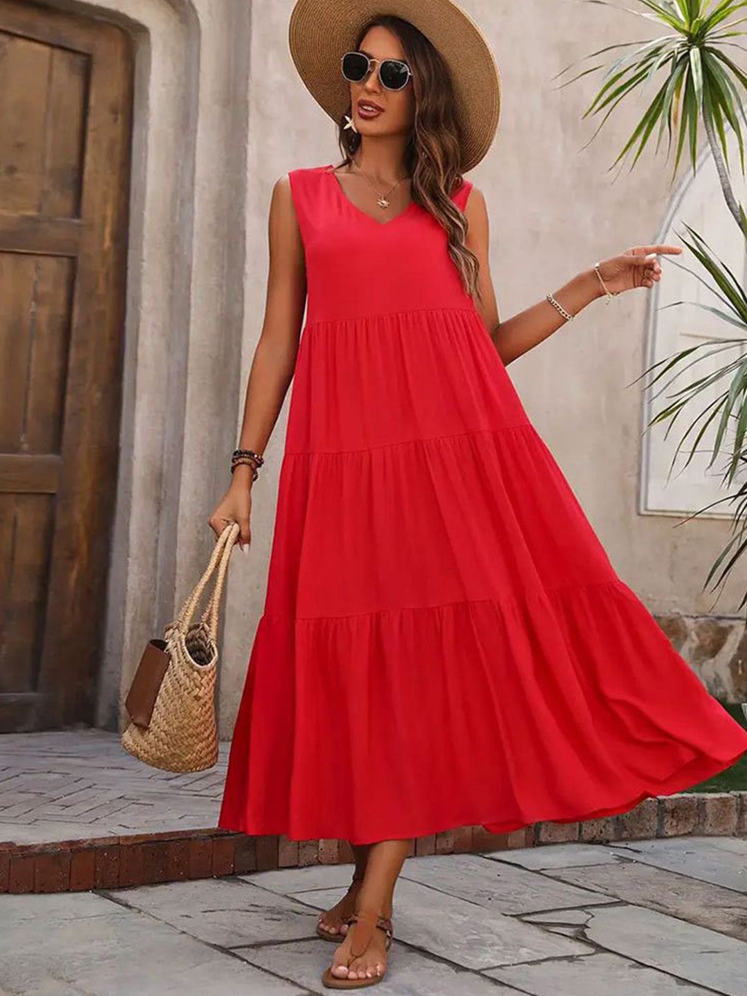 HERE&NOW Print A-Line Dress-picture-22