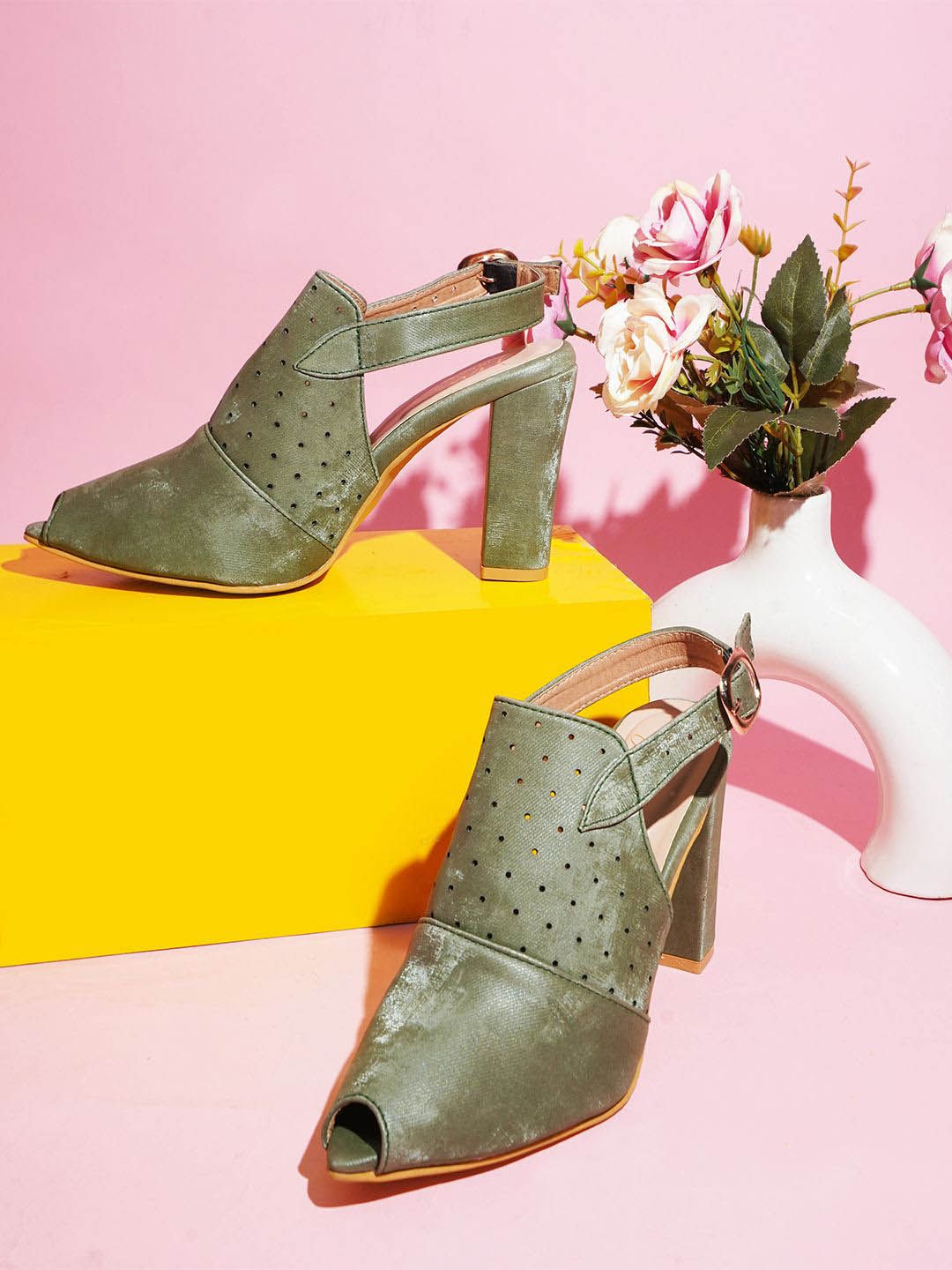 JM Looks Women fashion Comfortable Sole Heel Sandals-picture-11