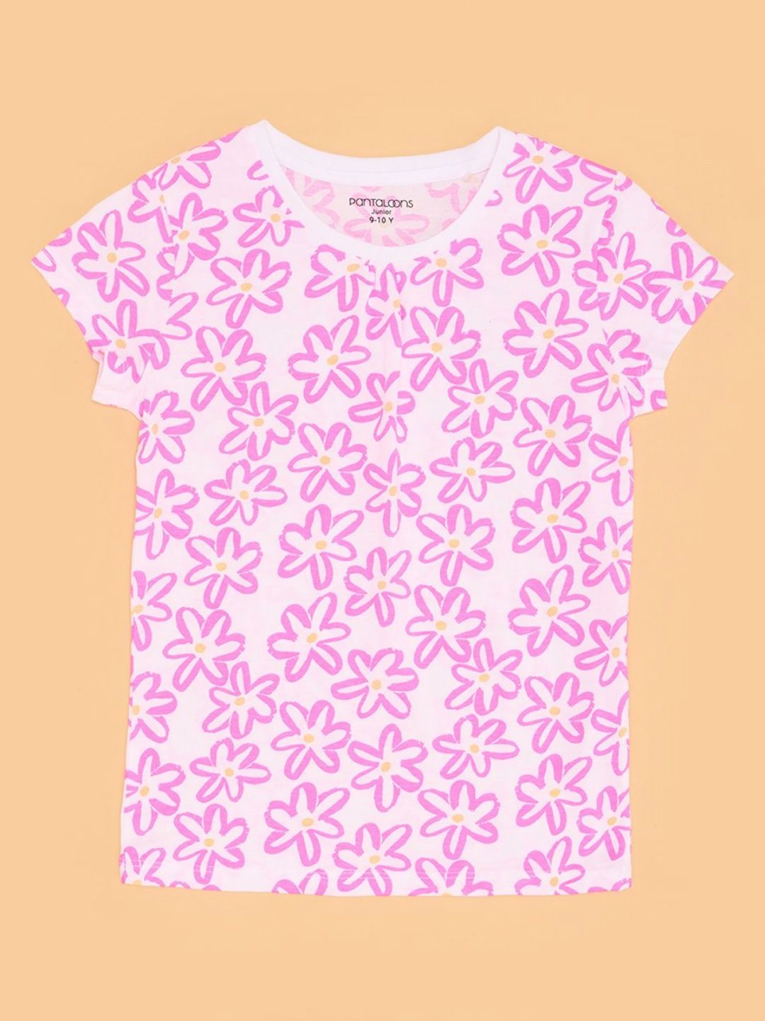 Pantaloons Junior Girls Extended Sleeves Pockets T-shirt-picture-19