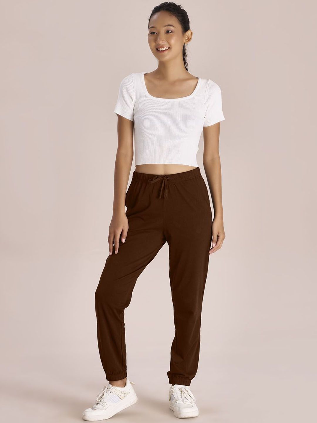 Go Colors Women Relaxed Joggers Trousers-picture-18