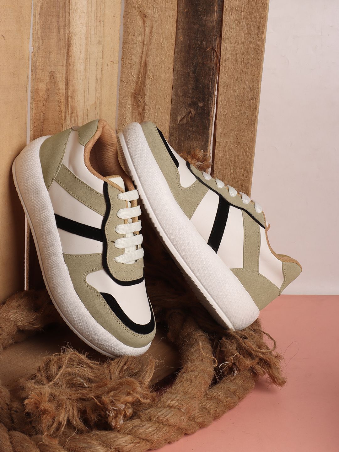 The Roadster Lifestyle Co Women Colorblocked Casual Lace Ups Sneakers-picture-34