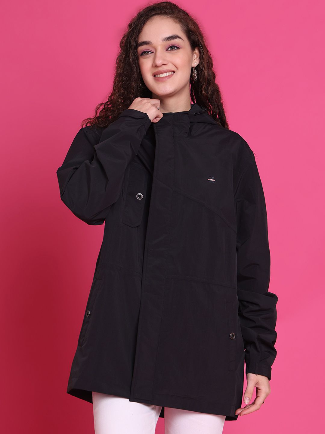 HOUSE OF VEDAS Women Windcheater and Water Resistant Outdoor Sporty Jacket