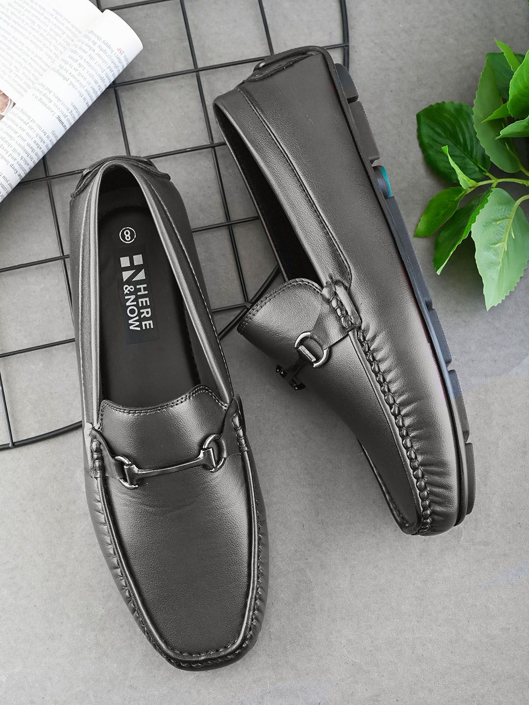 HERE&NOW Men Nubuck Driving Shoes-picture-28