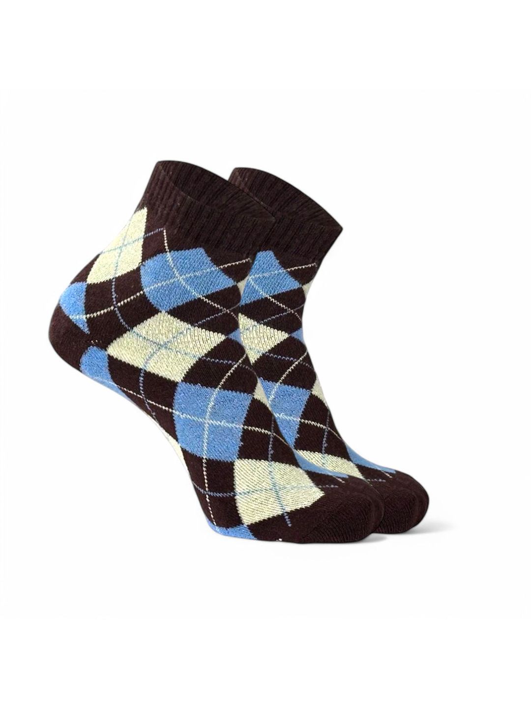 Sockscarving Men Printed Organic Cotton Above Ankle Socks-picture-26