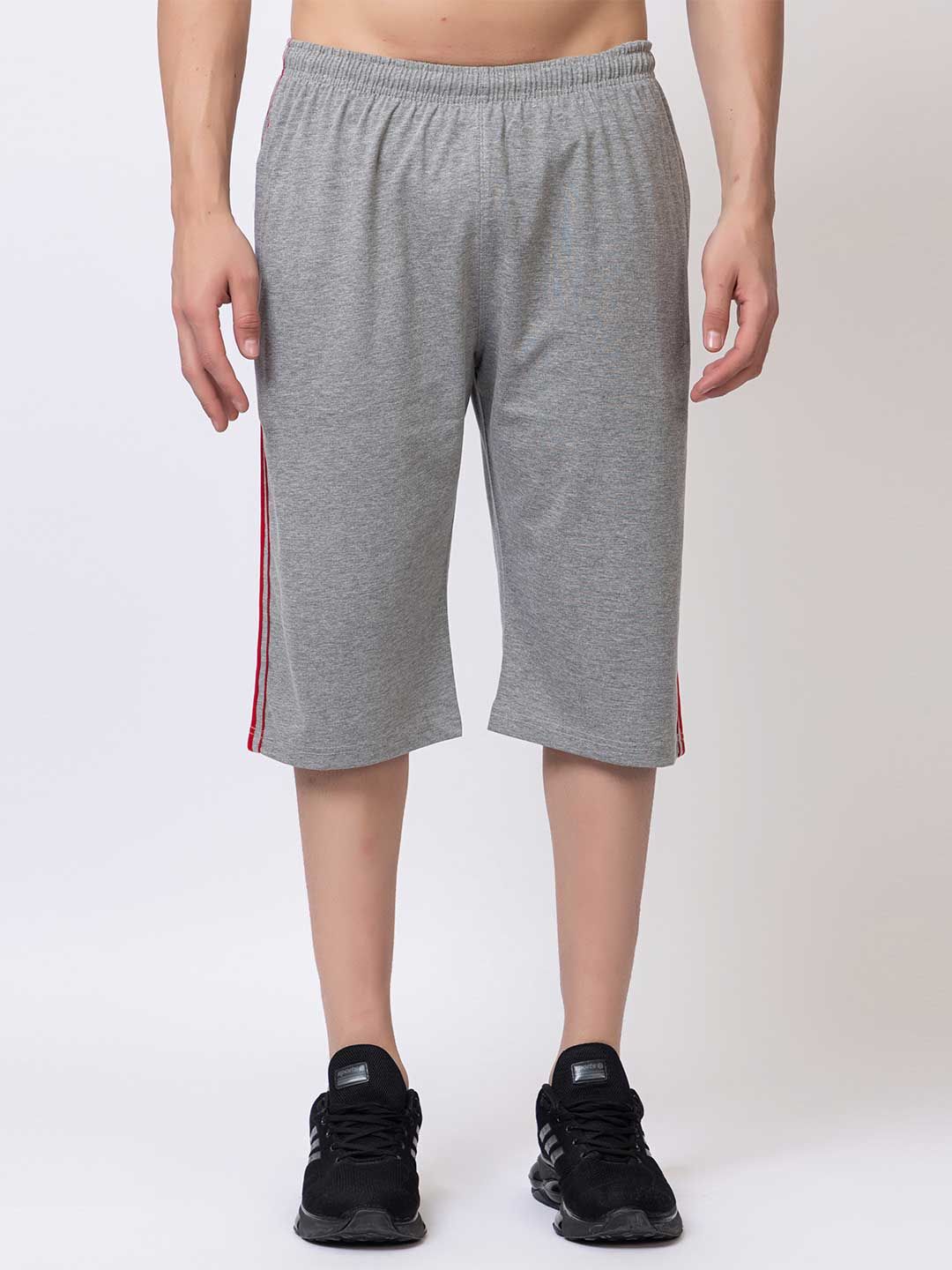 ZEFFIT Men Striped Cotton Outdoor Sports Shorts with Technology-picture-29