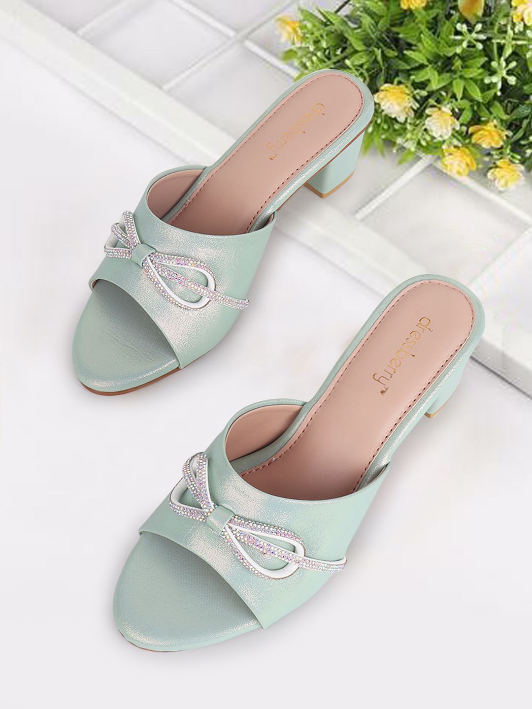 DressBerry Women Textured Party Block with Bows-picture-31