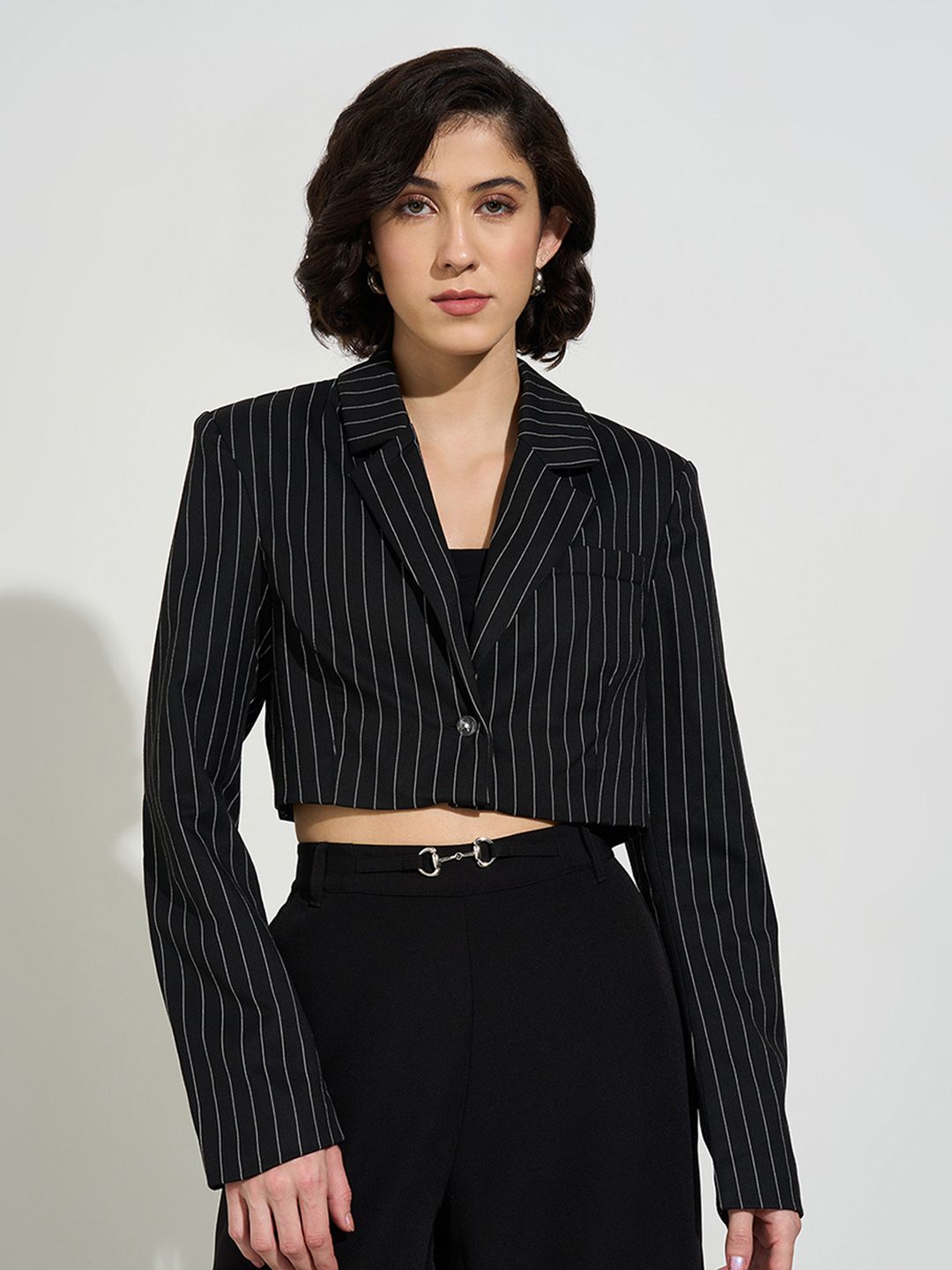 People Women Longline Open Front Jacket