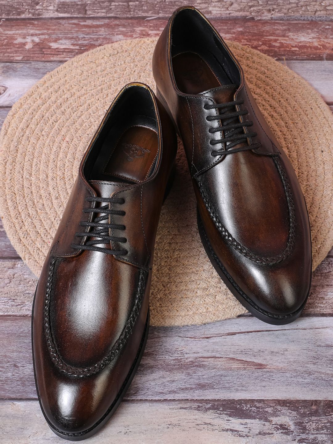 MILLE DOLLARI Men Leather Formal Derbys-picture-40