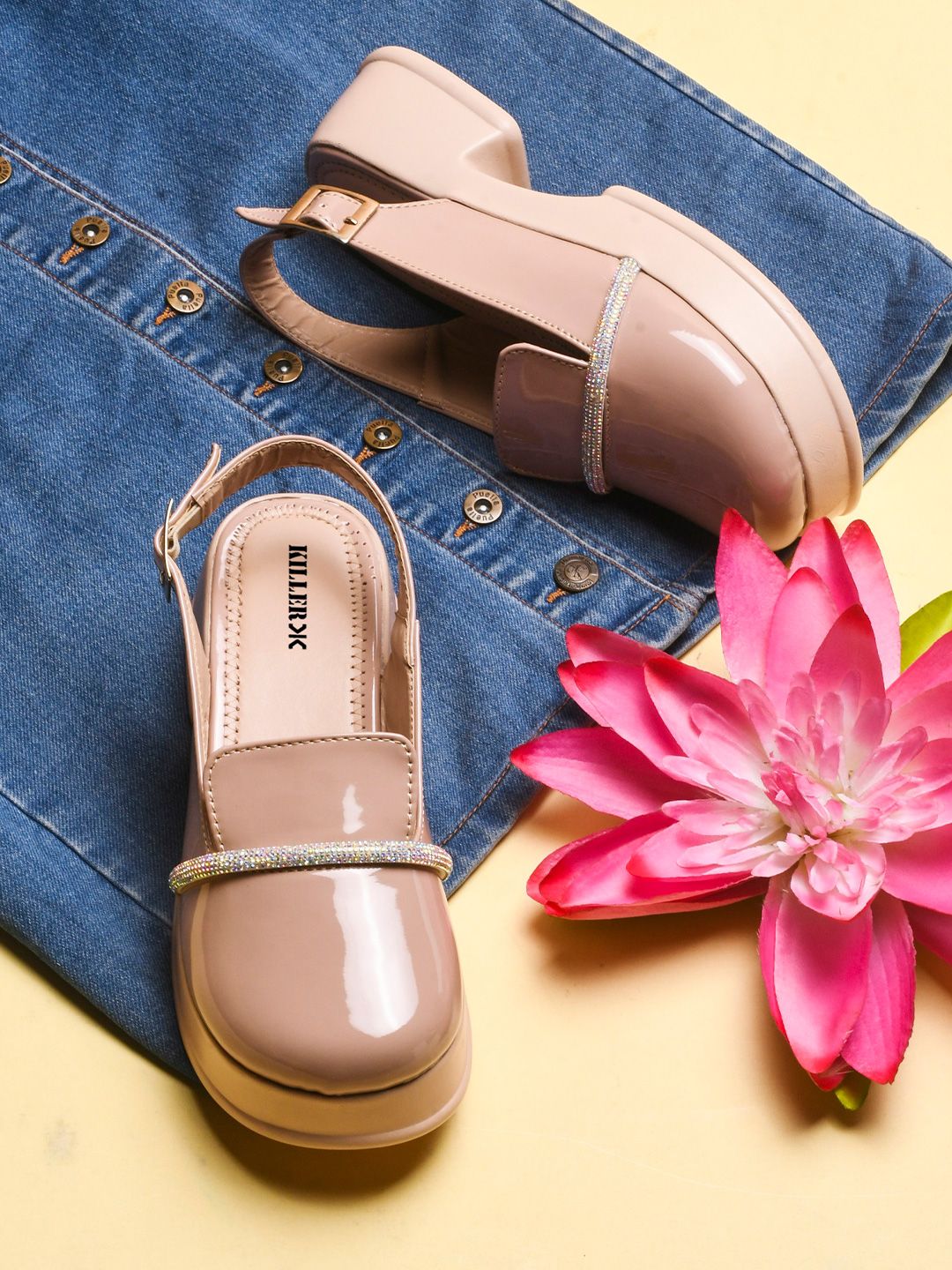 Killer PU Party Block Mules-picture-18