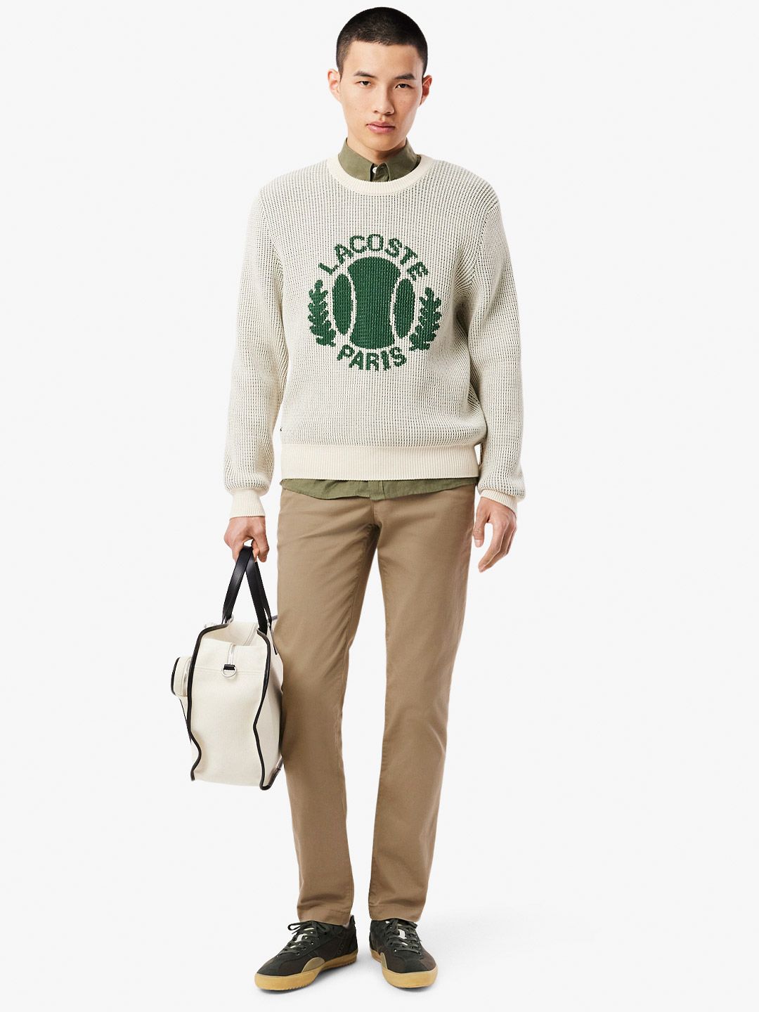 Lacoste Men Slim Fit Chinos Trousers-picture-23