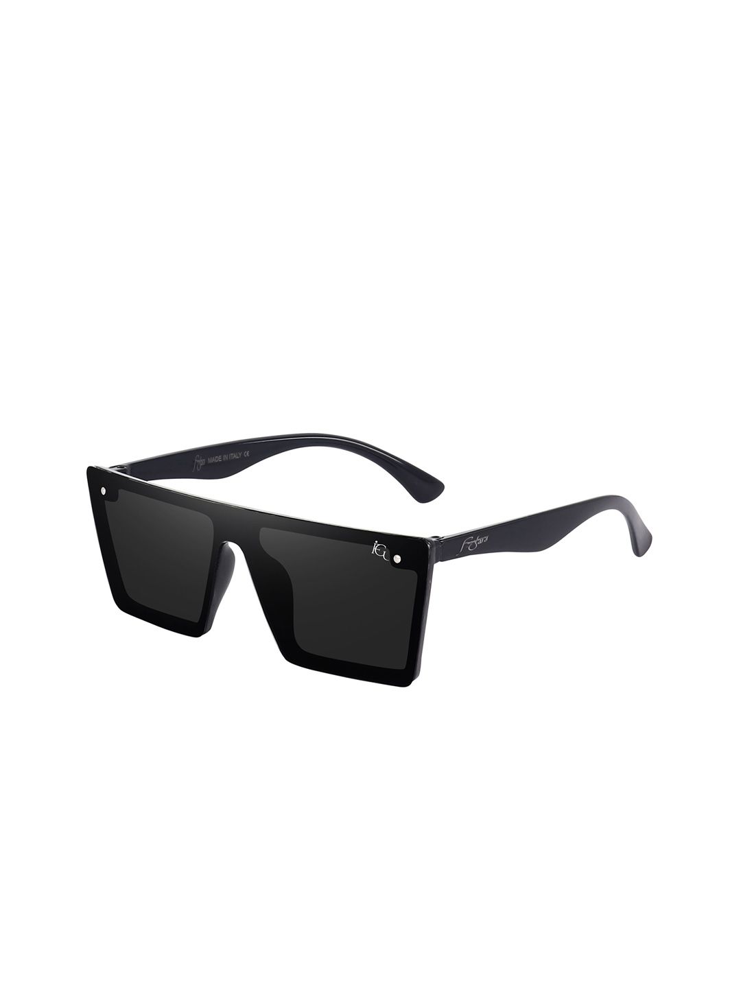 FUNGLASSES Unisex Square Sunglasses with UV Protected Lens 6087 BLACK-image-27