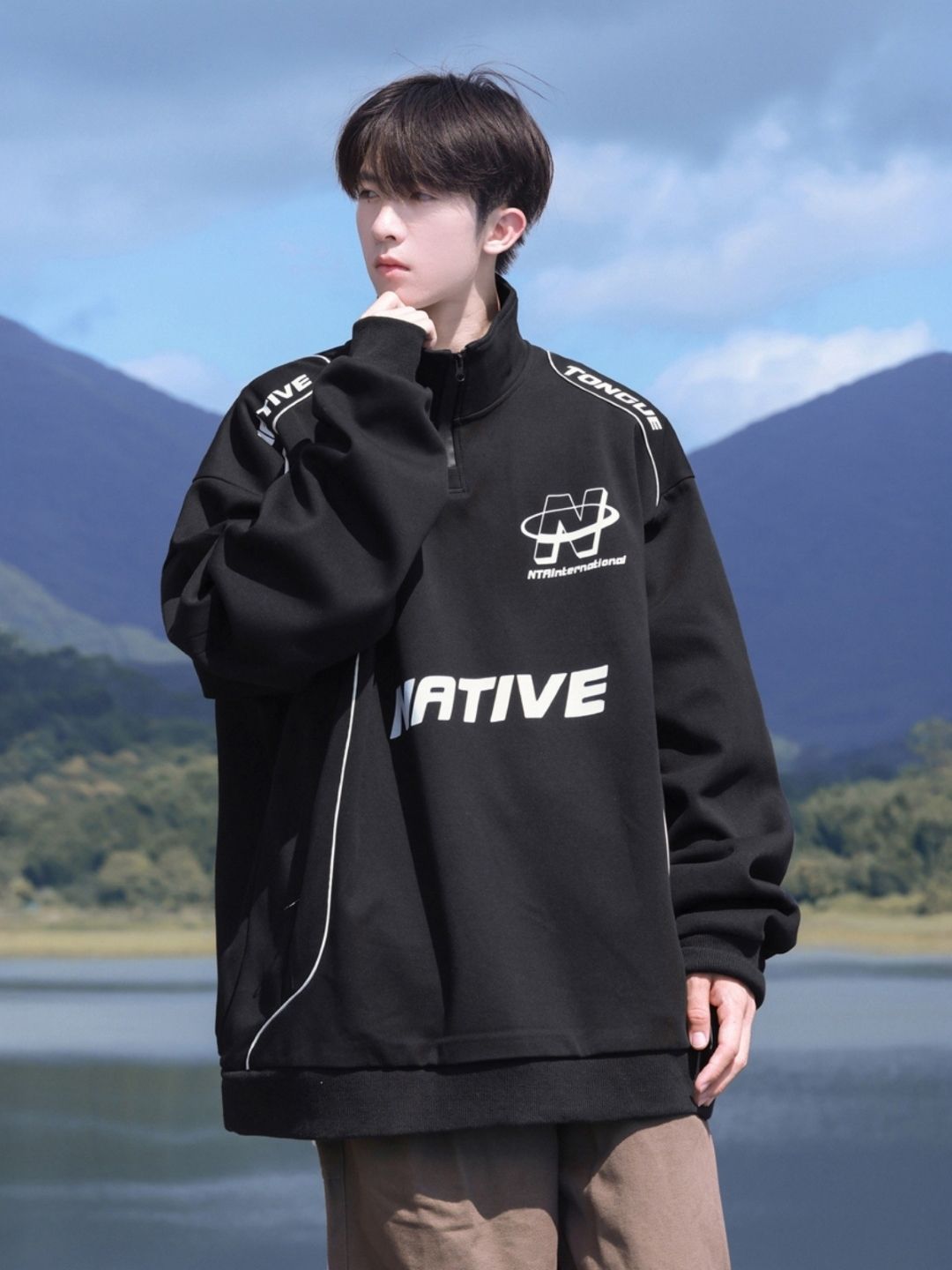 StyleCast Men Typography Tailored Jacket-picture-28