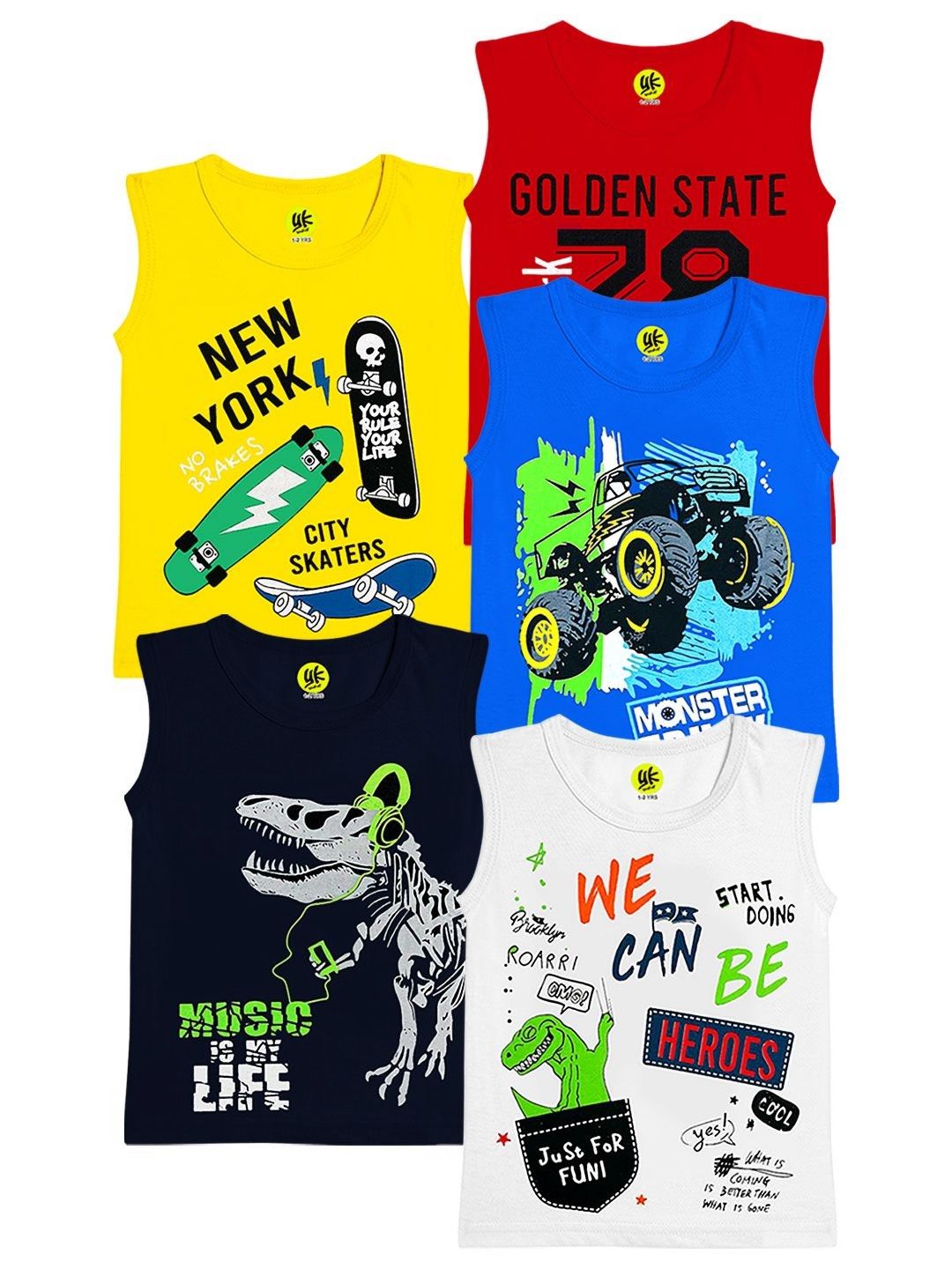 YK Boys 5 Printed T-shirt-picture-16