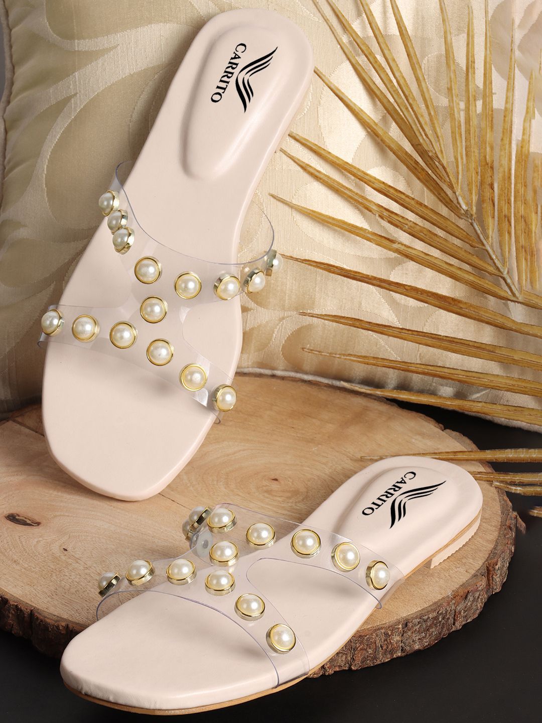 carrito Women Embellished Open Toe Flats-picture-32