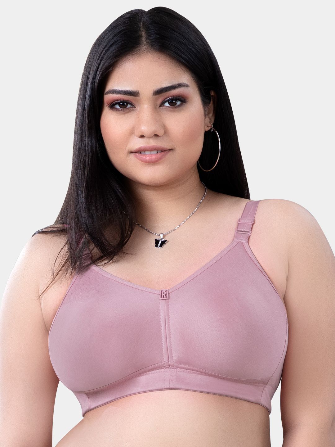 Trylo Riza T-FIT Non Padded Non Wired Full Coverage Seamless Hosiery Cotton Bra