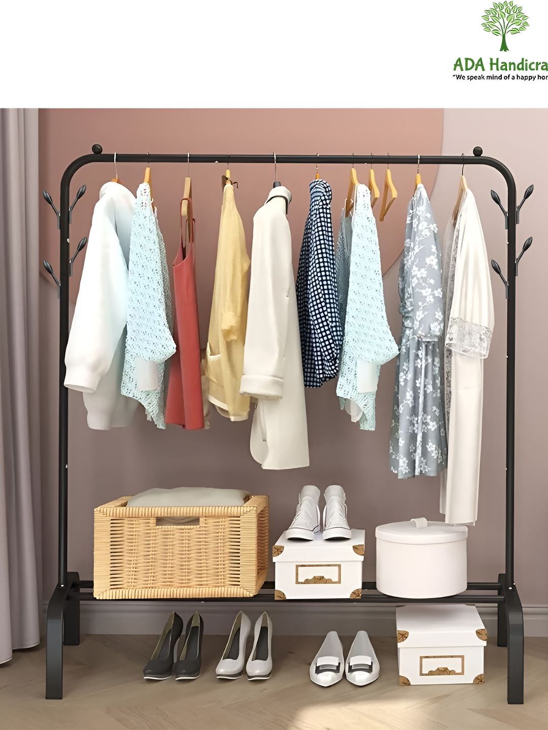 ADA Handicraft Black Multi-Utility Hanger Organisers-picture-10