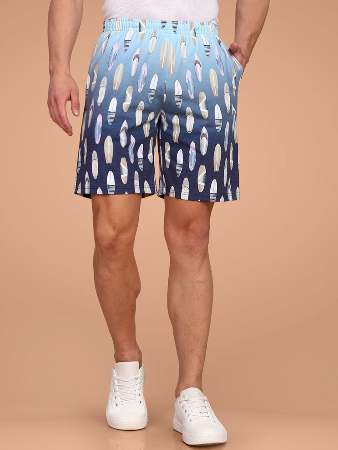 BULLMER Men Printed Regular Fit Shorts-picture-10