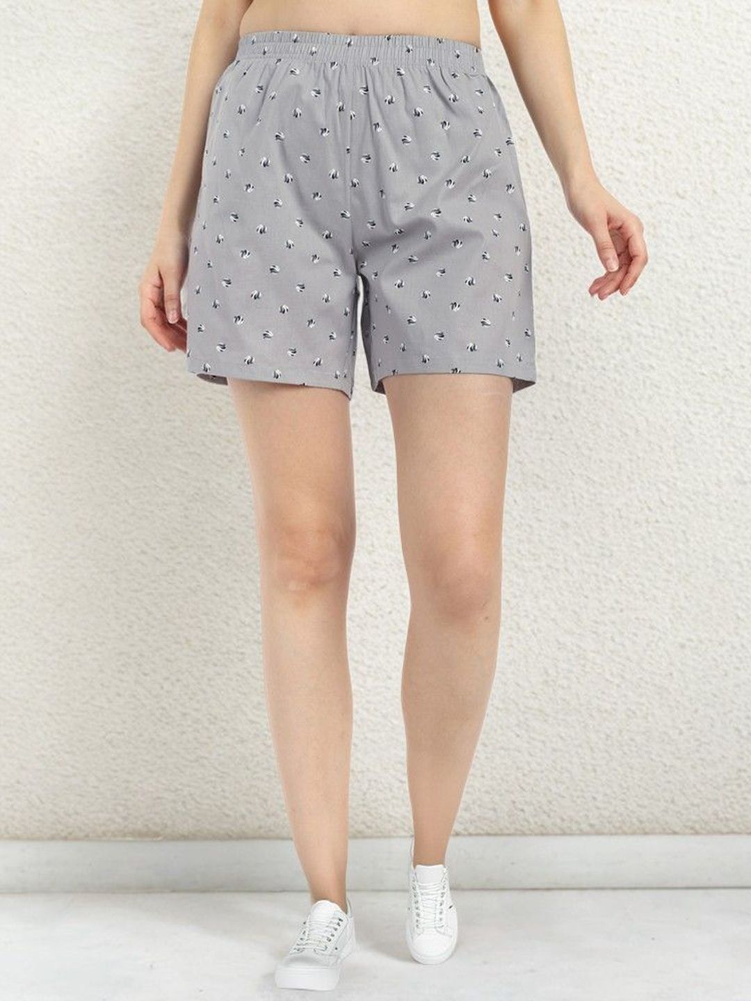 ANJIR Women Printed Cotton Shorts-picture-10