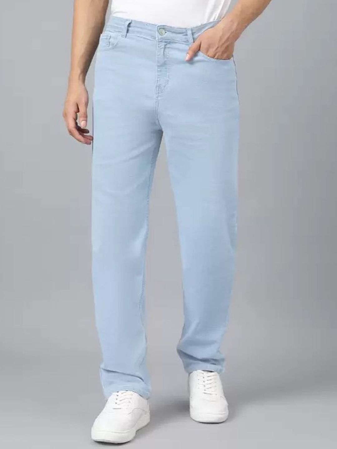 LINARIA Men Classic Relaxed Fit Clean Look Cotton Jeans-picture-31