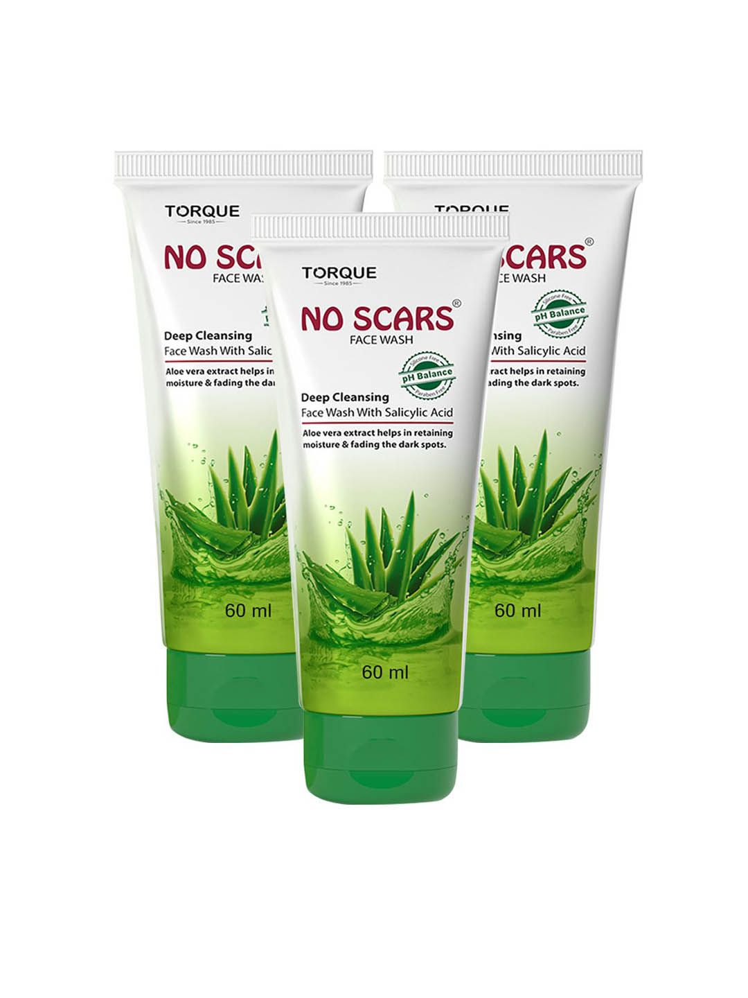NO SCARS Set Of 3 Deep Cleansing Face Wash With Salicylic Acid & Aloe Vera - 60 ml Each-picture-27