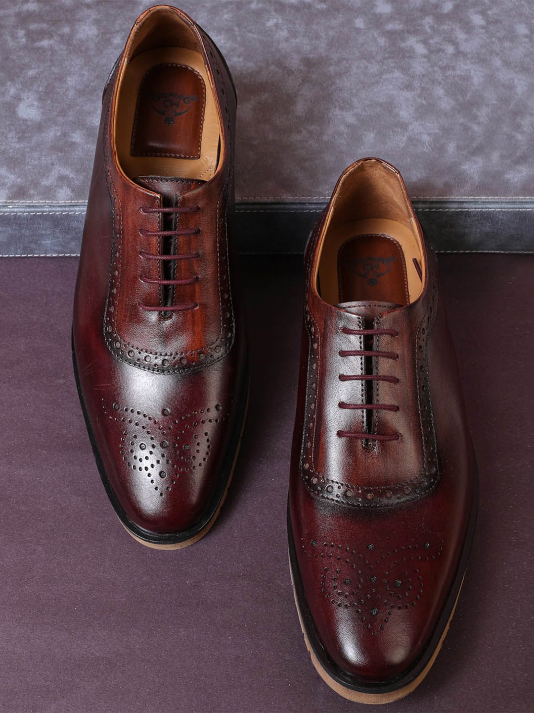 MILLE DOLLARI Men Leather Low-Top Formal Brogues-picture-32