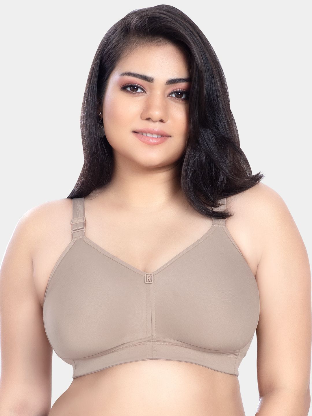 Trylo Riza T-FIT Non Padded Non Wired Full Coverage Seamless Hosiery Cotton Minimizer Bra