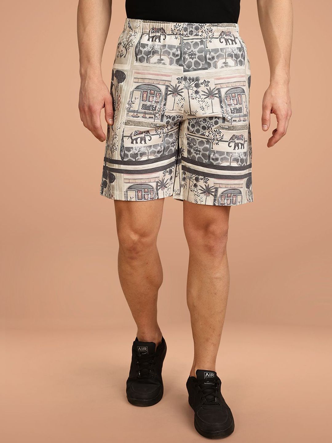 BULLMER Men Cotton Printed Shorts-picture-9
